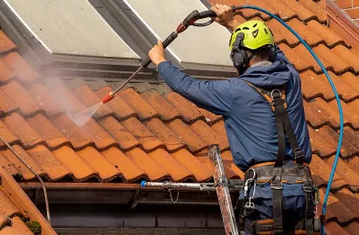 Démoussage et hydrofuge de toiture à Annot